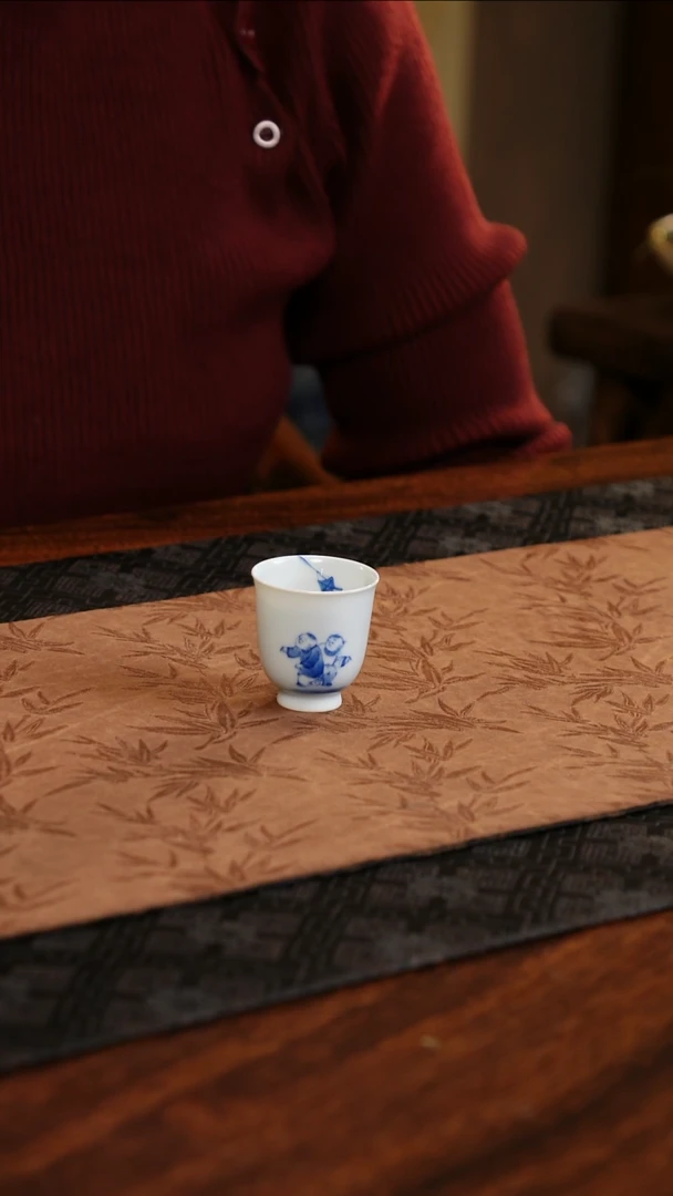 【闪购商品】杯子聚澜堂童趣放风筝闻香杯12号