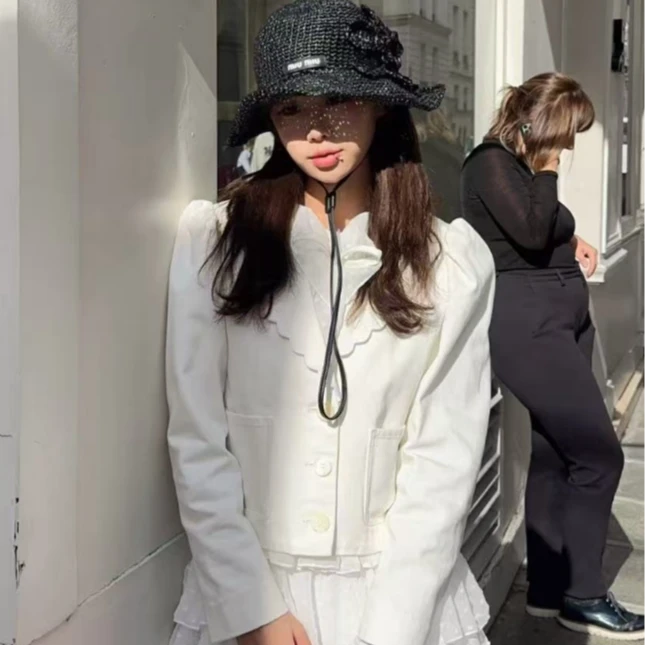 95新 MIU MIU/缪缪 海囤 缪缪40码/sy63752【外套】