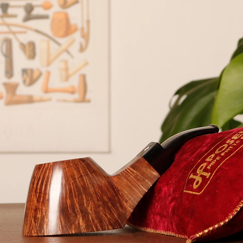 意大利波塞拉 深色光面火山 F1 3mm 手工石楠木烟斗