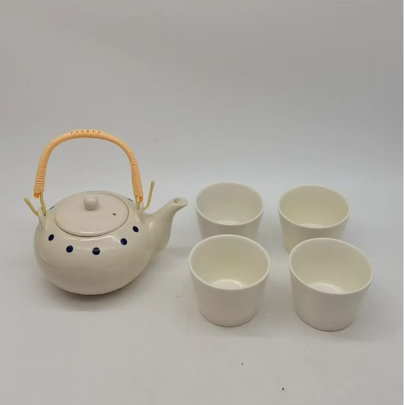 6038 一壶四杯（杯口径7.5，高5.5）陶瓷餐具A10