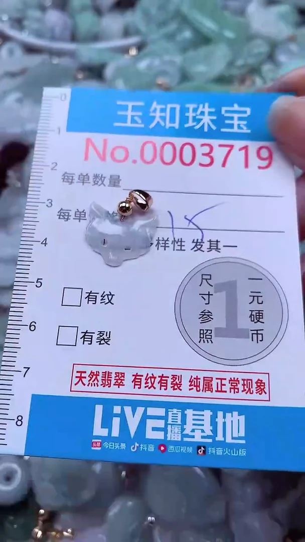 吊坠(不含链)未镶嵌翡翠3919