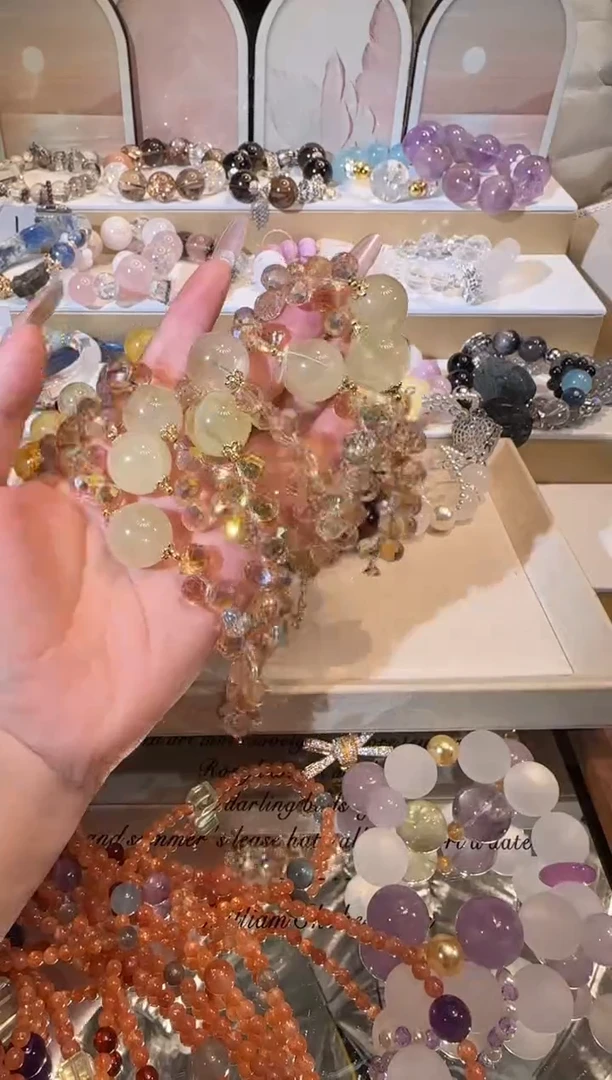 未镶嵌手串水晶多样发一
