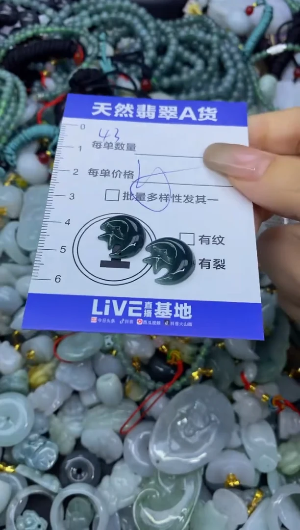 颈饰未镶嵌翡翠天然翡翠A货批量多样性发一件