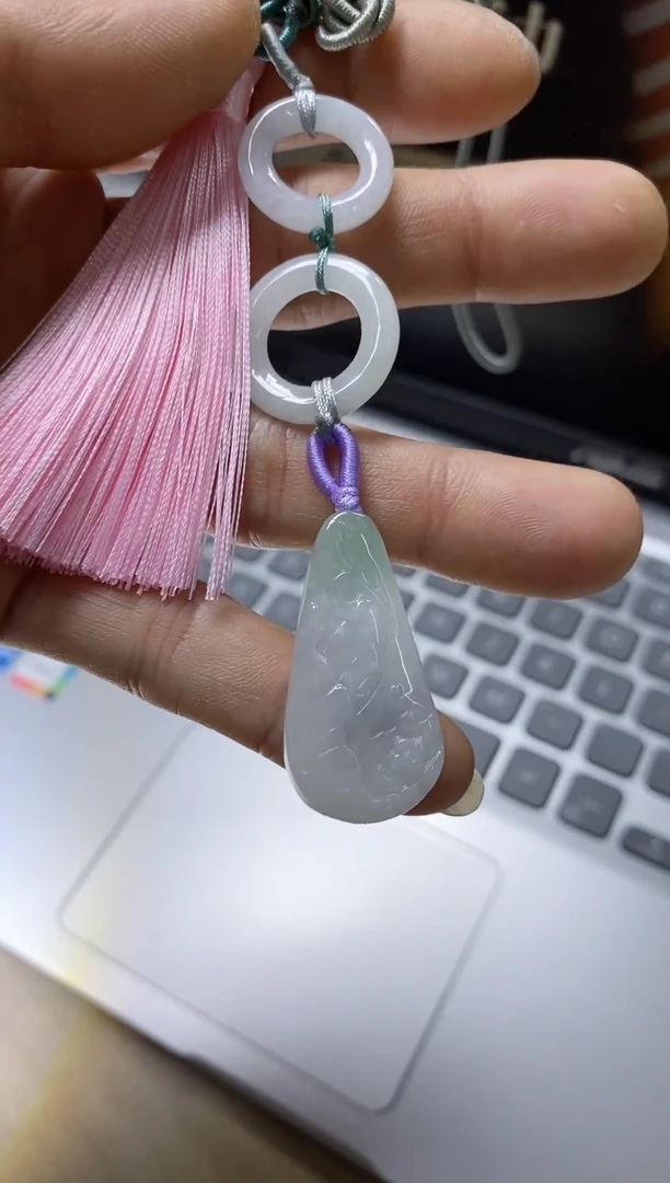 【闪购商品】翡翠颈饰未镶嵌天然缅甸翡翠A货随型挂件