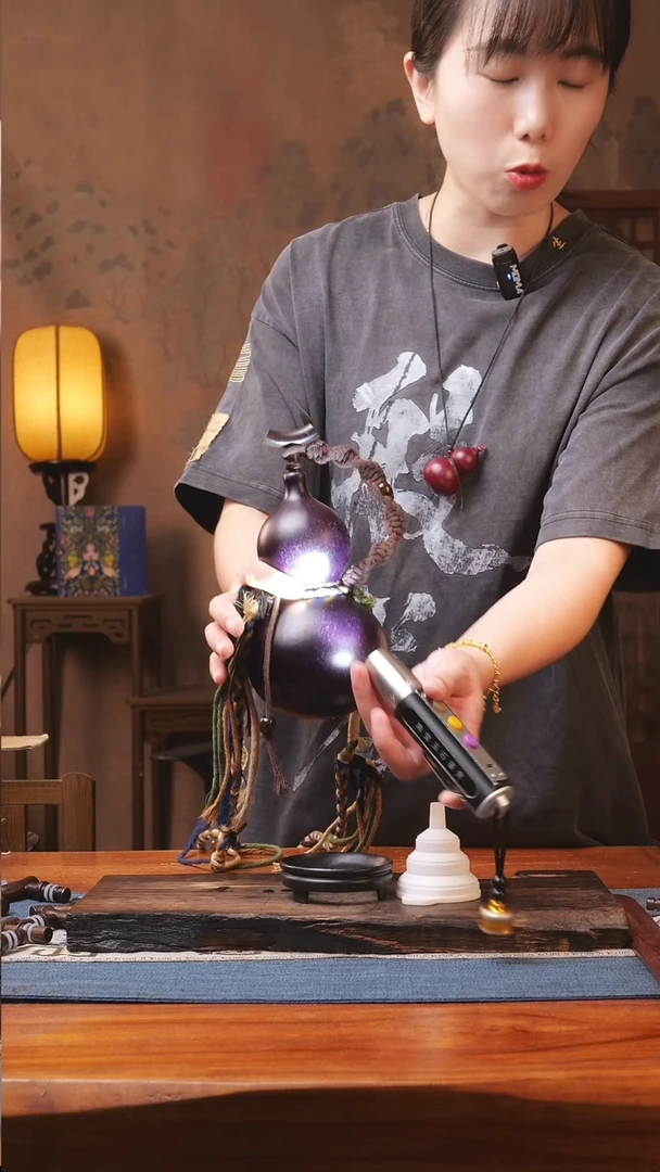1498号精品大漆葫芦防腐防渗装水茶酒