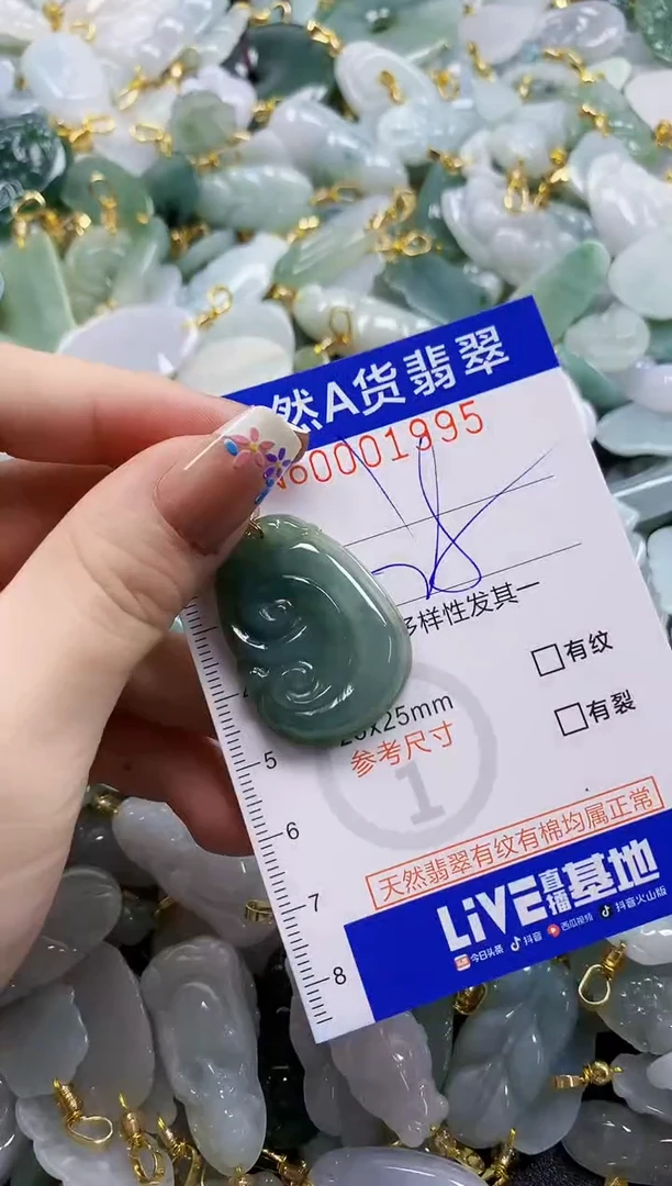 颈饰未镶嵌翡翠天然A货翡翠