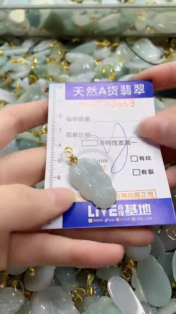 颈饰未镶嵌翡翠天然A货翡翠