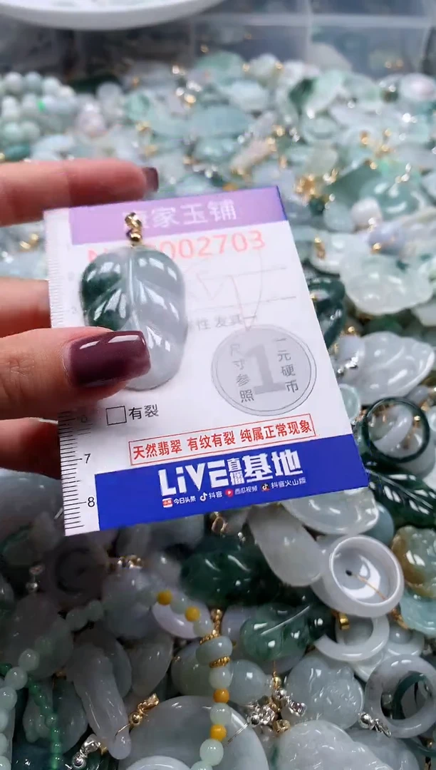 翡翠未镶嵌吊坠(不含链)2703