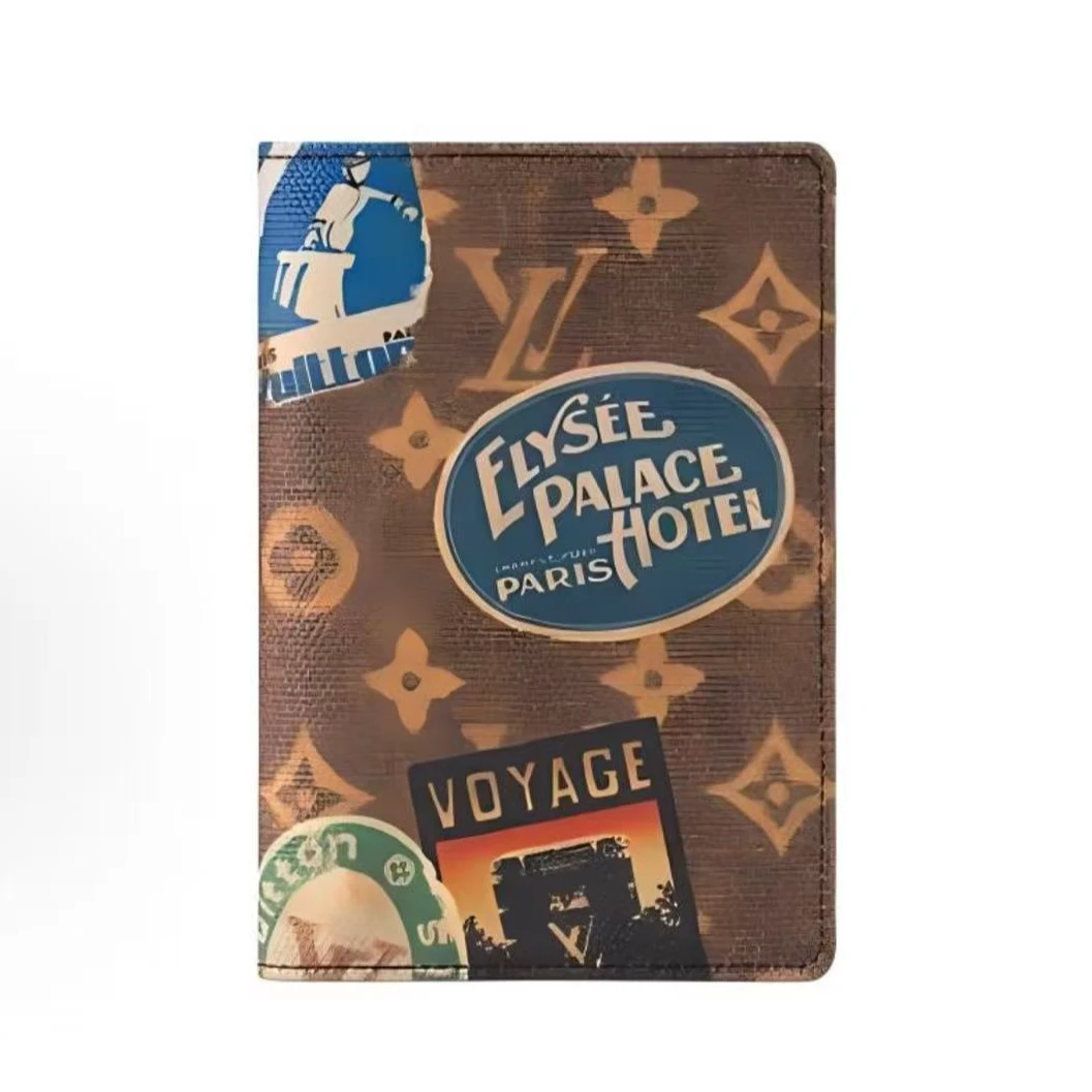 95新 LouisVuitton/路易威登 安洁利路易威登老花涂鸦护照夹