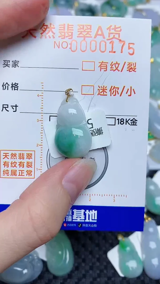 【闪购商品】翡翠颈饰18K金镶嵌668767866