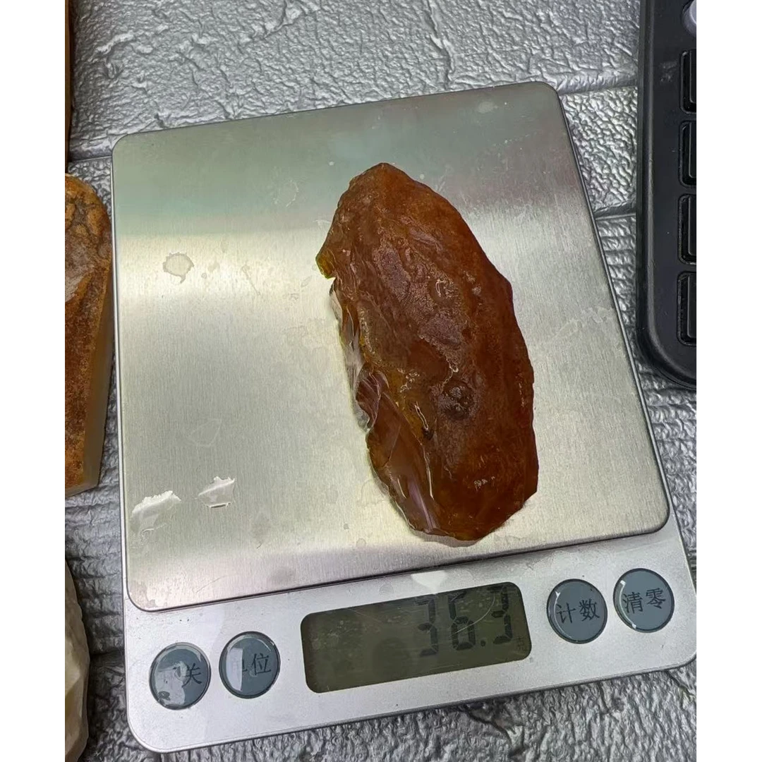 天然琥珀蜜蜡俄料