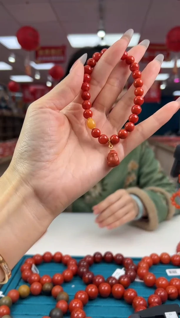 【闪购商品】南红玛瑙手串未镶嵌1.21-1-7（多样式）