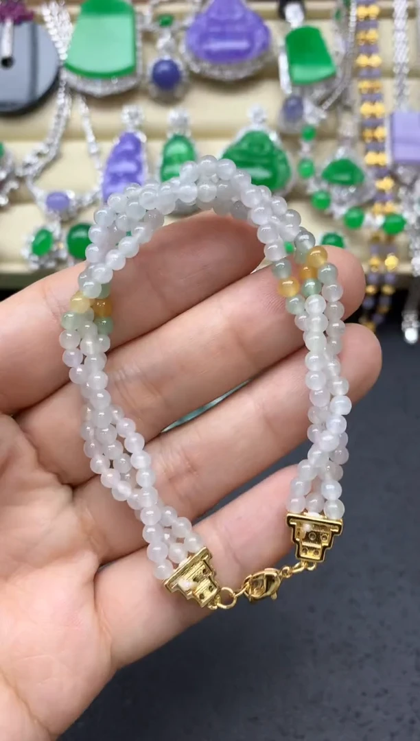 未镶嵌手链翡翠18-中国好珍宝