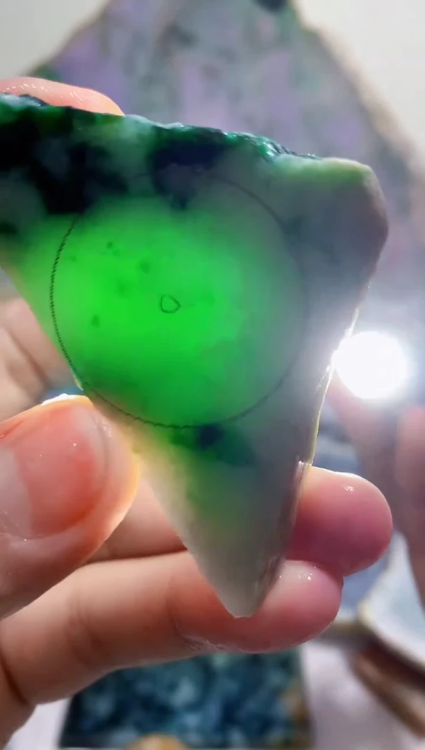 裸石翡翠0蒙0翡翠珠宝317