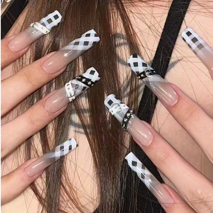 纯手工欧美辣妹穿戴甲甜酷高级奢华重工定制 （小花专属）