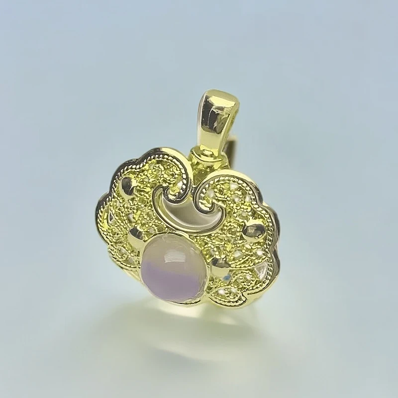 时尚 百搭 平安如意锁 吊坠-SYH-1B