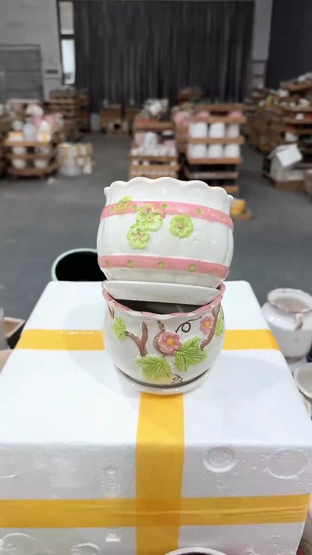 高温陶瓷花盆+13-18