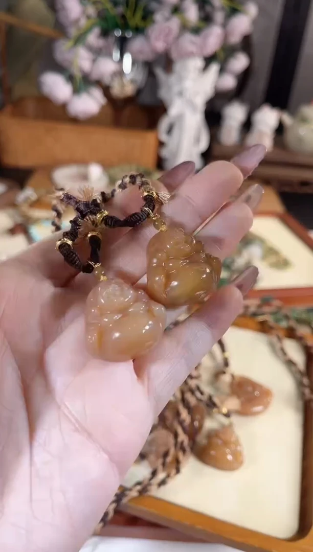 项链银S925镶嵌和田玉多样性发其一