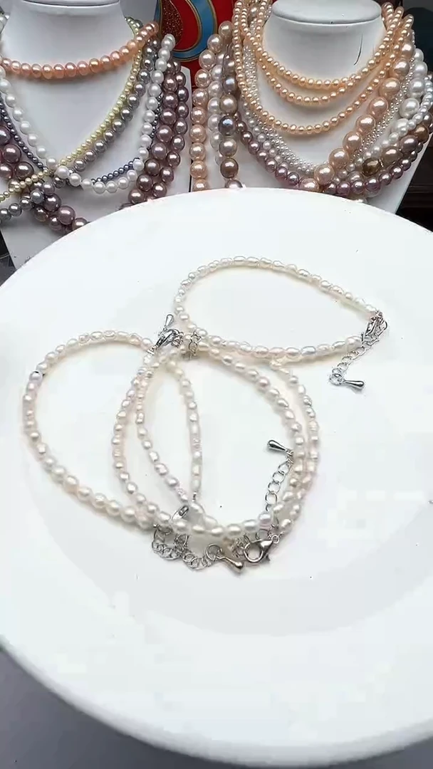 淡水珍珠未镶嵌颈饰1