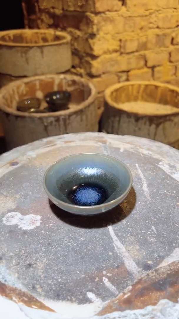 茶盏172柴烧建盏主人杯