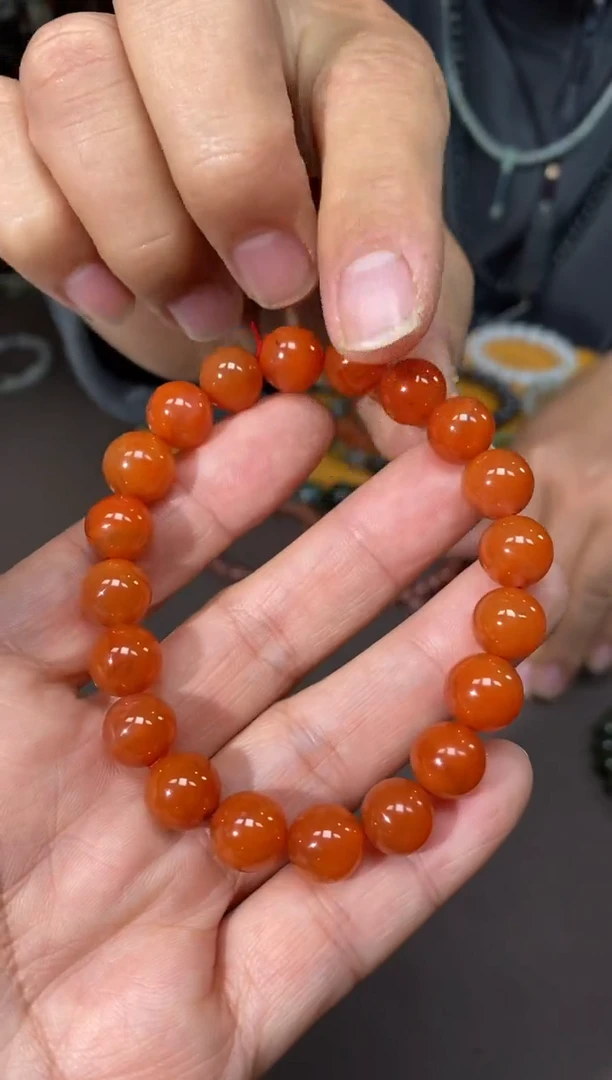 未镶嵌手链南红玛瑙颜色多样性发货拍一发一