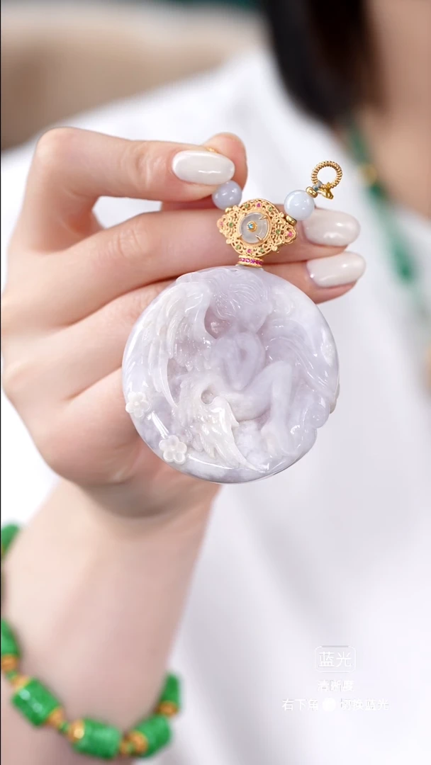 颈饰未镶嵌翡翠吊坠27