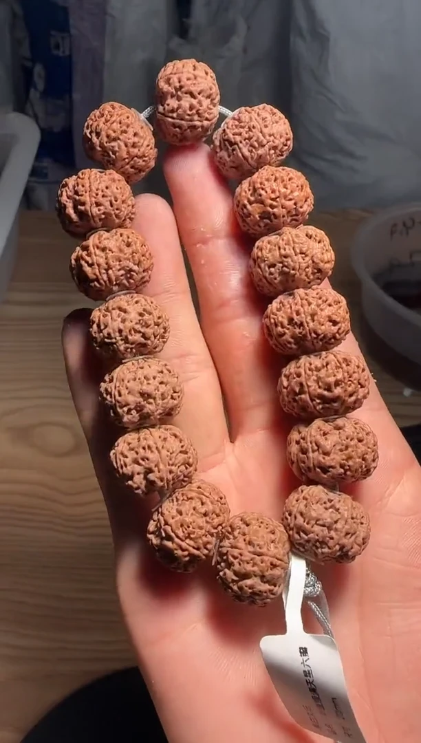 手串金刚菩提毕业级细纹满天星六瓣20mm
