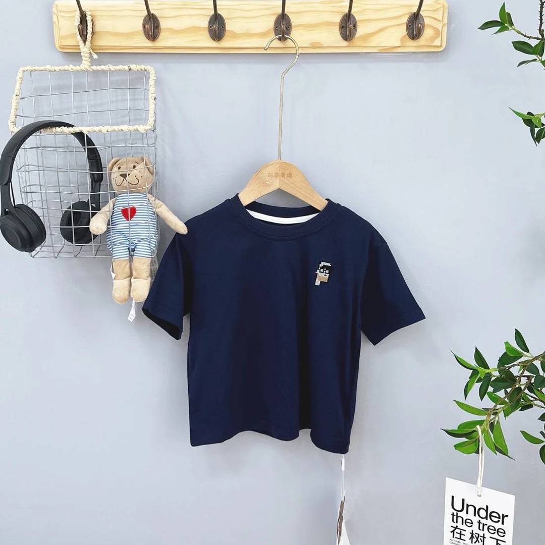 7998高端专享夏季T恤藏青色