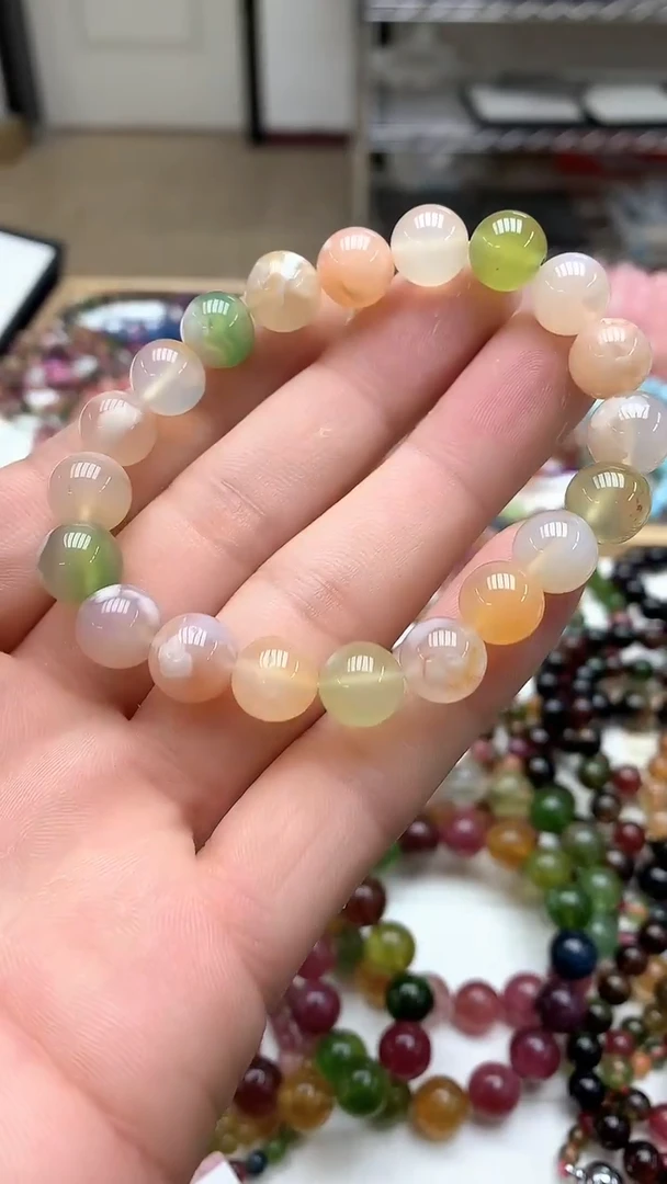 【闪购商品】玛瑙/玉髓手链未镶嵌手链3