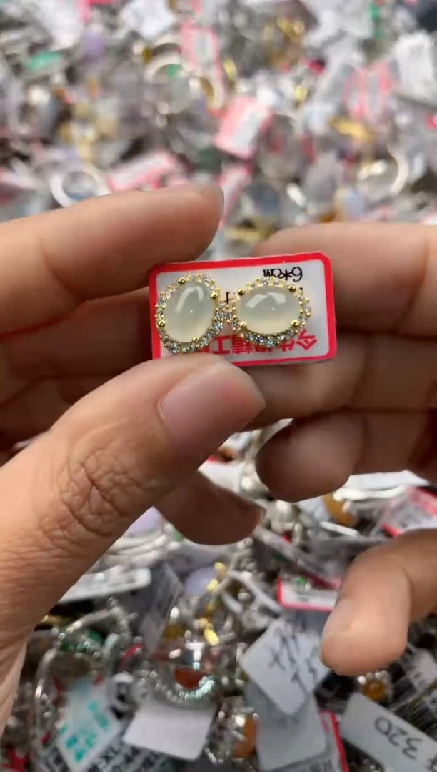 银S925镶嵌戒指翡翠11-11    10