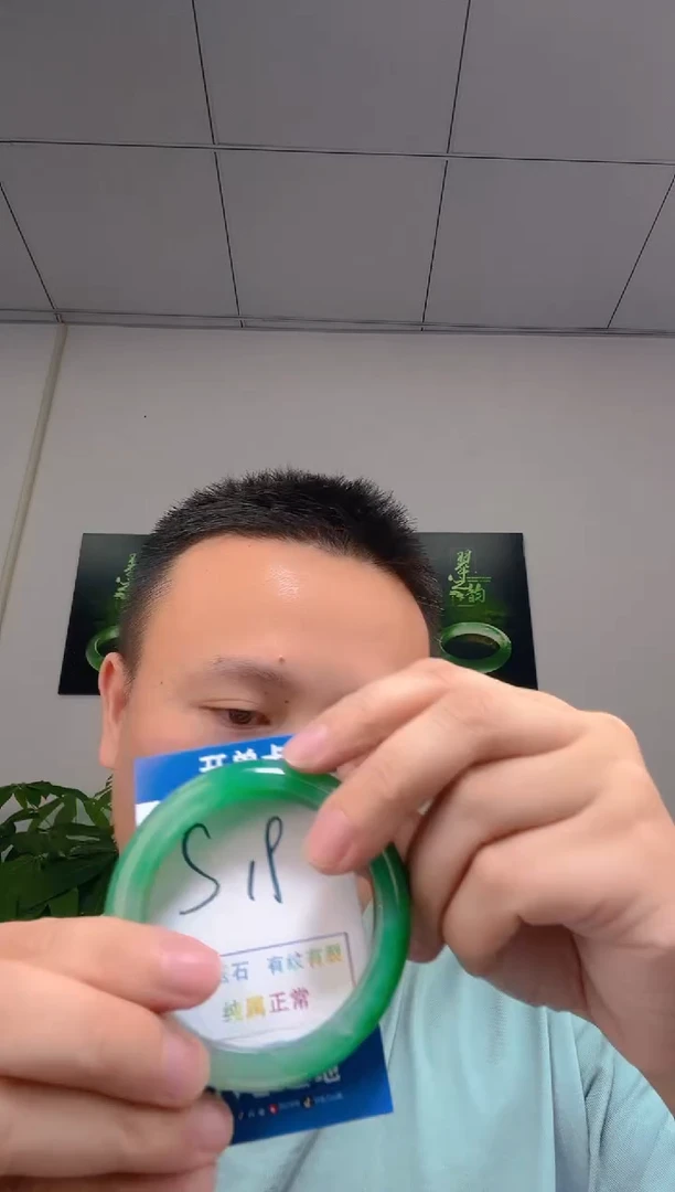 石英质玉（非洲翠）手镯未镶嵌1
