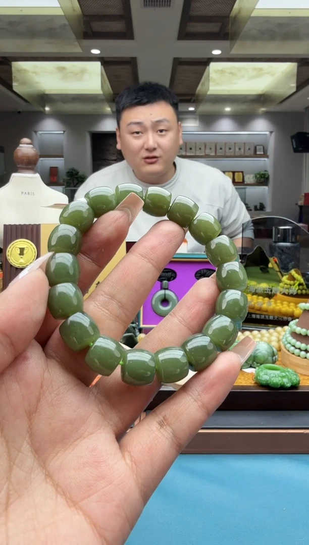 未镶嵌手串和田玉szqyq12