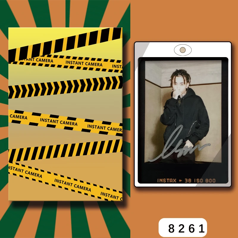 D8261【马思唯】 正品拍立得照片 黑金