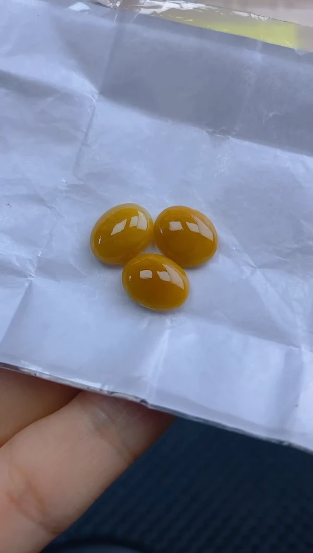 定制翡翠未镶嵌天然翡翠蛋面20