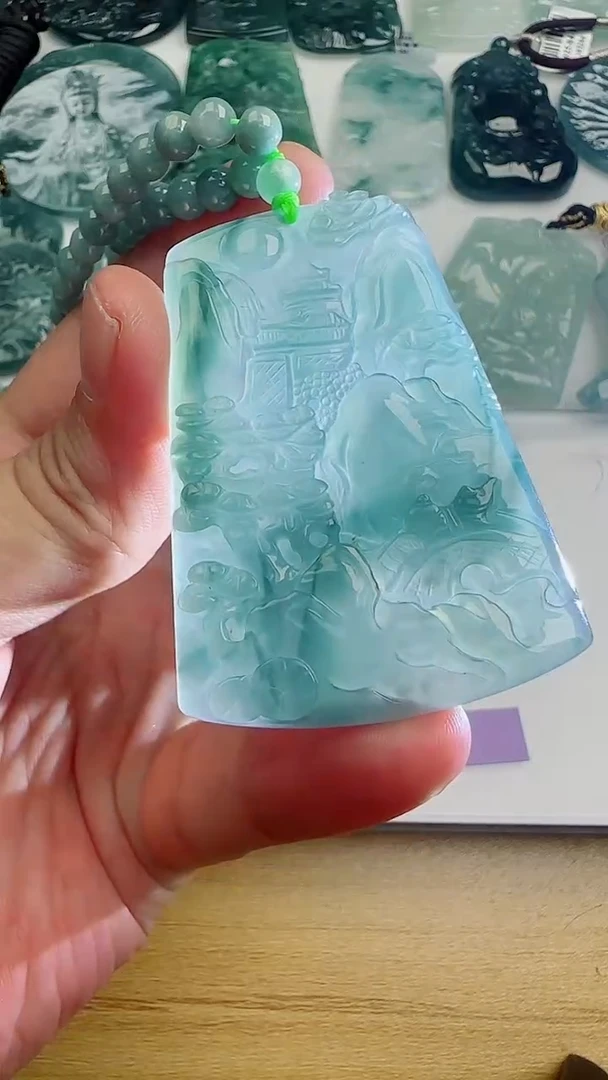 翡翠未镶嵌颈饰11111111