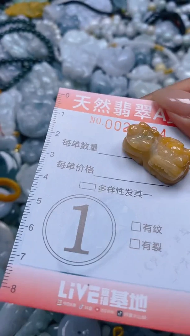 翡翠未镶嵌颈饰闪购0020634