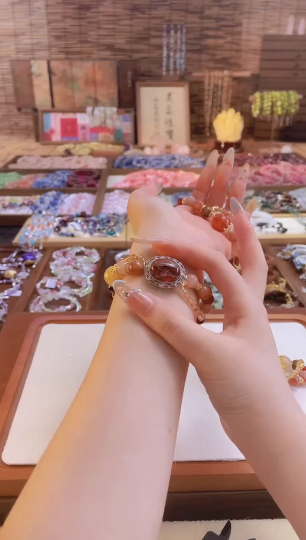 水晶手链合金cb3228cb3228