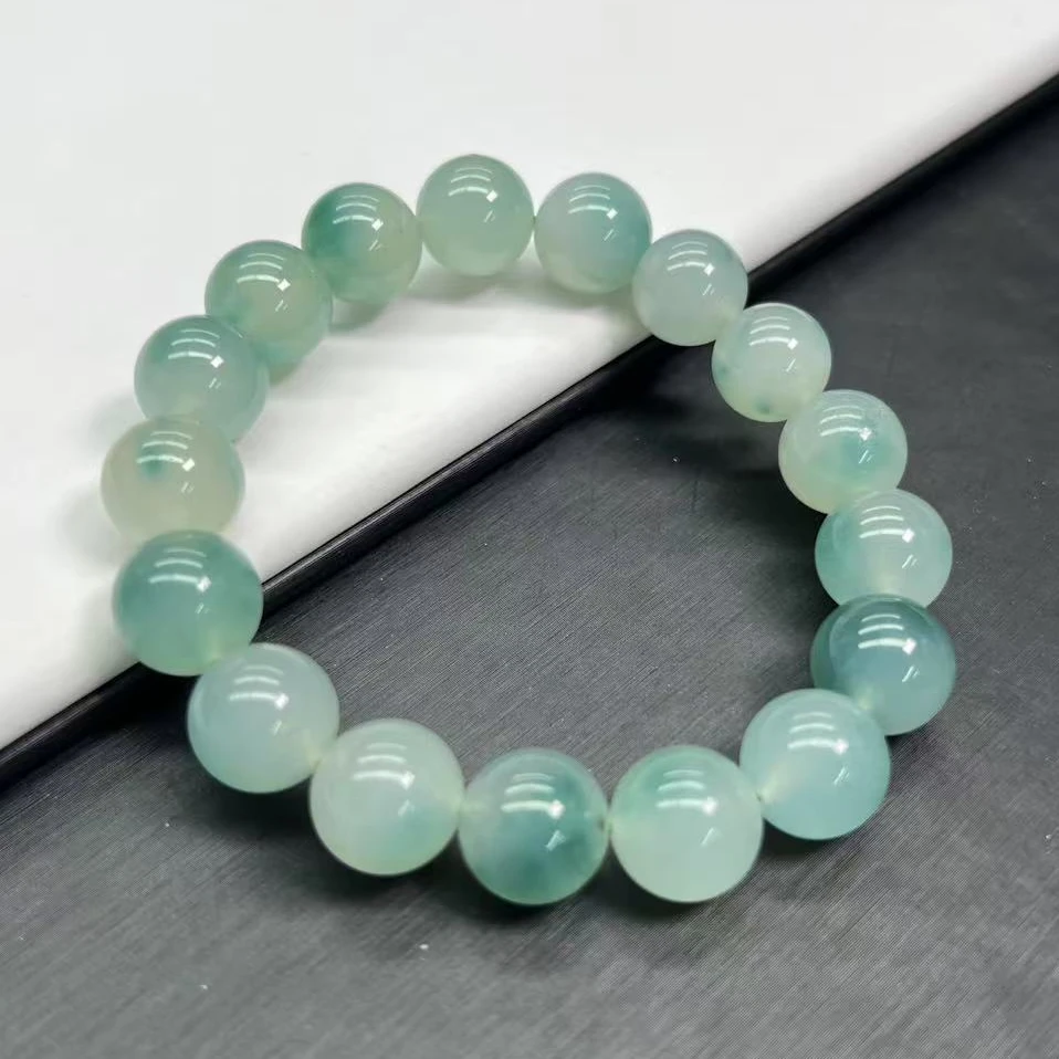 【精品】蓝飘单圈12mm手串百搭 A243