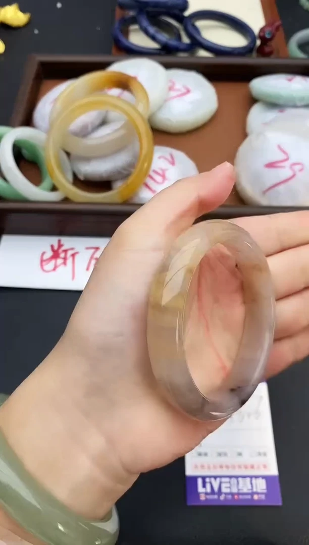 未镶嵌手镯石英质玉247+55/56