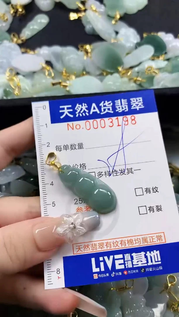 颈饰未镶嵌翡翠天然A货翡翠