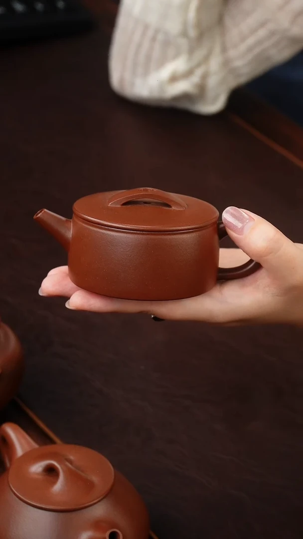 茶壶紫砂底槽清汉瓦120cc