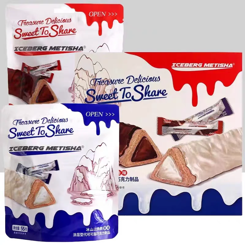 【到期25年8月1】冰山 三角脆袋装55g*3