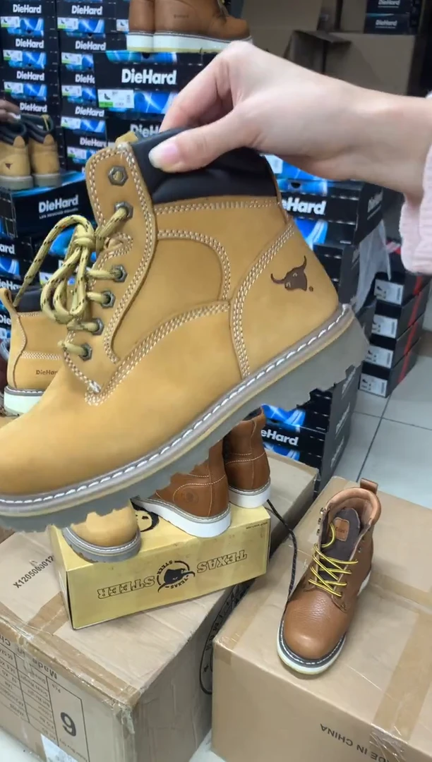 织物41码，牛头1，皮鞋码，牛皮工装靴，默认微瑕 个别鞋面有胶印