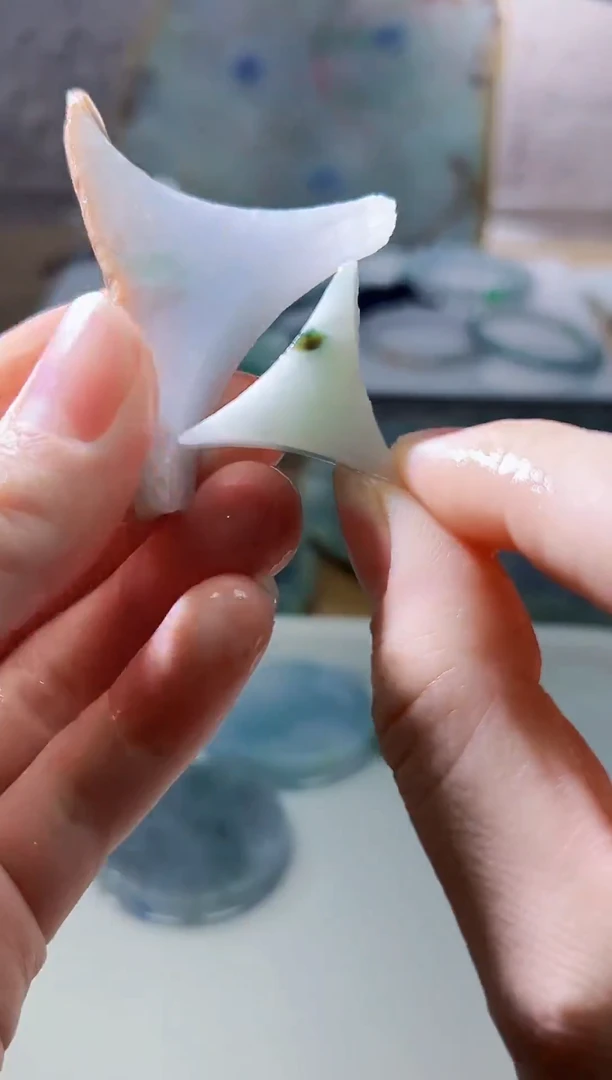 裸石翡翠天然翡翠A货余 南 649