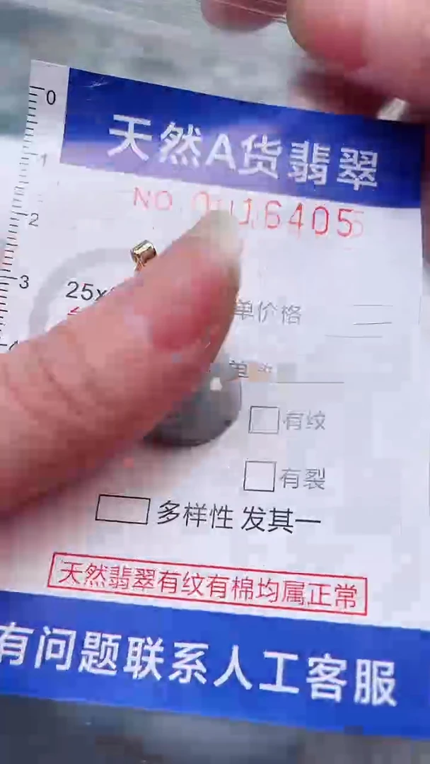 翡翠未镶嵌吊坠(不含链)1