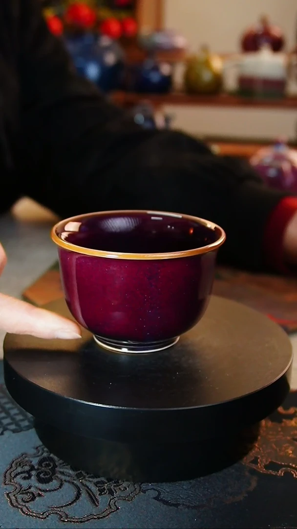 【闪购商品】瓷片482  压手杯  何