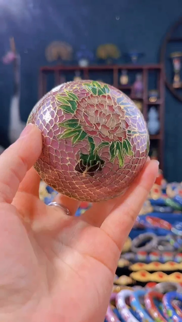 【闪购商品】非遗绝技 景泰蓝脱胎粉盒