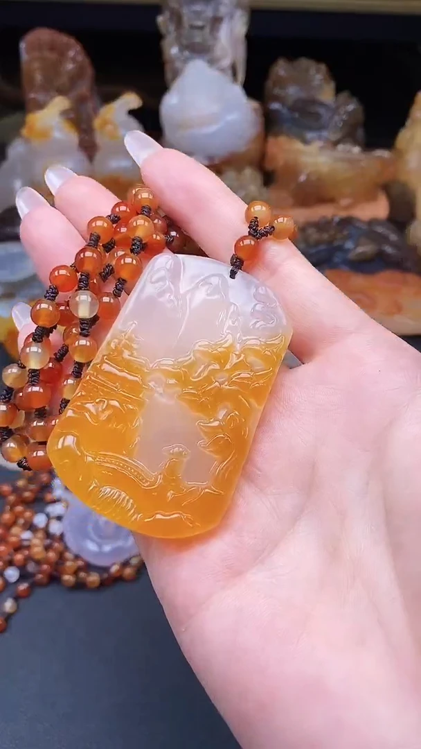玛瑙/玉髓颈饰未镶嵌dd