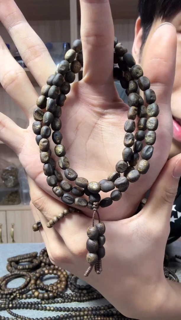 沉香手串06沉水瘤疤多圈20克+ 多样性发其一