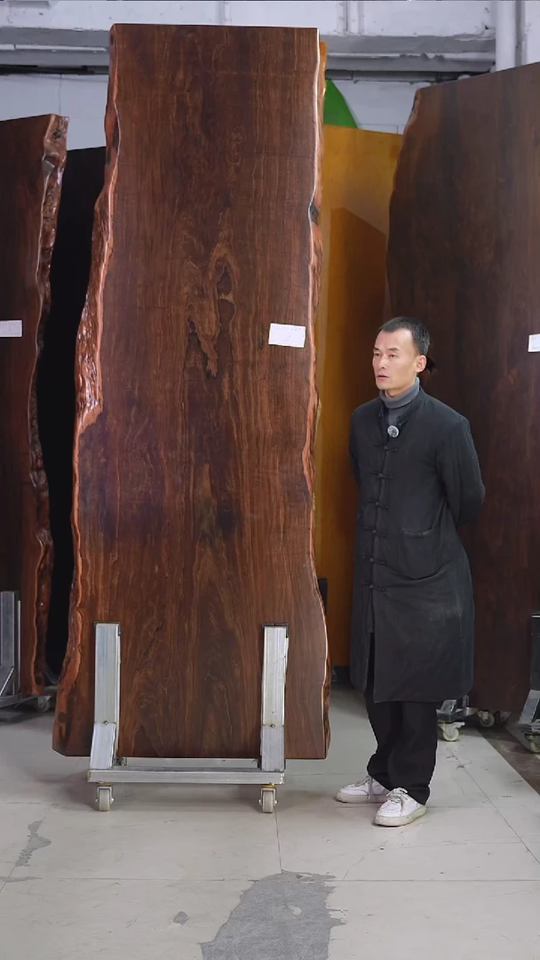 AD-667大叶紫檀274*92*10加黑柜体支架*2